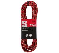 Stagg SGC6VT RD - Cable jack 6 m, tweed rojo, Derecho - Estándar