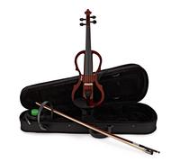 Stagg Shaped Electric Violin Package Violin Burst