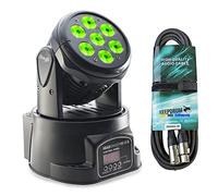 Stagg SLI-MHW-HB10-0 Head Banger 10 LED Moving Head Foco Foco + Cable Keepdrum DMX