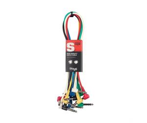 Stagg Stereo Jack Patch Cable 6 Pack