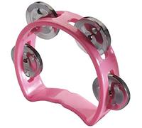 Stagg TAB-MINI/PK - Mini pandereta de plástico con 4 jingles - rosa