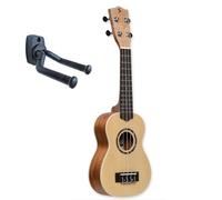Stagg Ukelele soprano US-30 con funda y soporte de pared keepdrum