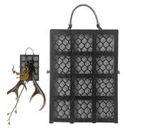 Staghorn Fern Mounting Kit - Vertical Plant Wall Planter Frame Board, Climbing Plants Holder, Platycerium Orchid Mounting System for Dorm Offices Balcony, Porch Living Room Indoor Outdoor Garden Displ