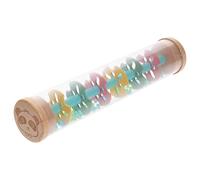 STAHAD 1 Pc Juguete De Lluvia De Lluvia Shaker De Ritmo para Ni?os Peque?os Juguete Sonajero Rainmaker Mini Shaker De Palo De Lluvia Bebé Imitación De Bambú De Madera Criba