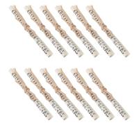 STAHAD 12 Rollos de Mezuzá Judía para Puerta con Bendiciones Bíblicas y Escrituras Hebreas, Adornos Religiosos Israelíes para Decoración del Hogar y Celebración, Pergaminos Sagrados