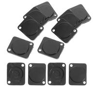 STAHAD 20 Piezas Placa Ciega de Metal Compatible Conector Xlr, Cubierta Reforzada para Montaje en Panel Eléctrico, Inserto Funcional para Cubierta del Chasis y Cubre Cuadro Eléctrico