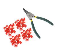 STAHAD Antipicoteo para Pollitos 100 Piezas con Alicates de Aleación Resistentes, Tamaño Pequeño y Práctico para Granja y Corral, Suministro Esencial para Salud Avícola