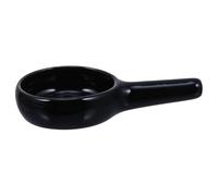 STAHAD Bandeja de Cerámica Negra Asa para Velas de Té y Quemador de Incienso, Soporte Resistente al Calor para Aromaterapia en Hogar y Decoración Ambiental