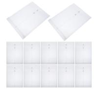 STAHAD Bolsas para Archivos A4 Transparentes de Pp, Organizador de Documentos Resistentes al Agua, Paquete de 12 Unidades, Sobres Verticales 330x250 Mm para Oficina, Escuela y Archivo