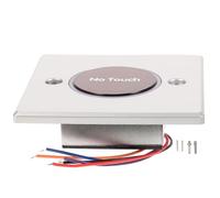 STAHAD Botón de Salida sin Contacto Infrarrojo Op12, Interruptor de Liberación para Control de Acceso, Plástico Resistente, Instalación Fácil, Compatible Sistemas de Puertas Comerciales,