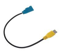 STAHAD Cable Adaptador RCA para Cámara Trasera, Arnés de Cables para Sistema de Navegación de Vehículos, Conexión AV-in para Vídeo Reversa Compatible Pantalla de Coche, Alta Definición,
