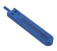 STAHAD Calibrador Médico Metálico Azul para Medición de Electrocardiograma Estuche, Herramienta Profesional para Médicos y Enfermeras, Divisor Preciso para Ondas, Aparato Medir Sangre