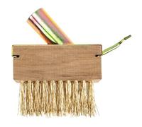 STAHAD Cepillo de Alambre de Acero para Deshierbe Cabezal Duro y Gancho, Herramienta Manual para Quitar Malas Hierbas y Musgo en Grietas de Pavimento, Uso en Jardín y Patio, Accesorio