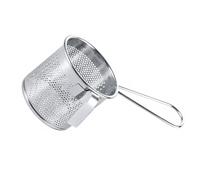 STAHAD Colador Lateral de Malla para Olla Caliente, Cesta Metálica para Cocinar Pasta, Ramen y Verduras, Accesorio Resistente para Uso Prolongado