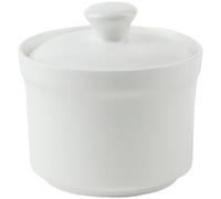 STAHAD Cuenco de Cerámica para Estofado Tapa 5 Pulgadas 580 Ml, Tazón Pequeño para Sopa al Vapor y Natillas, Vajilla Resistente para Cocina y Restaurante, Adecuado para Servir y Cocinar