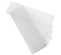 STAHAD Fundas Transparentes de Pvc para Marcapáginas Perforación, 10 Unidades, Cubierta Protectora Ligera para Exhibición y Embalaje de Marcadores, Suministros para Oficina y Lectura