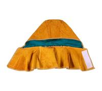 STAHAD Gorro de Chal para Soldadura en Cuero Caqui, Chal Protector para Casco Resistencia y Durabilidad en Ambientes Eléctricos