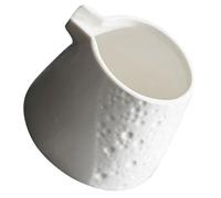 STAHAD Jarra de Cerámica para Leche 225 Ml, Hervidor Pequeño para Crema y Jarabe de Café, Dispensador de Salsa para Restaurante y Cafetería, Suministros Prácticos para Espumar Leche