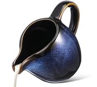 STAHAD Jarra de Leche de Cerámica con Asa y Boquilla Puntiaguda, Diseño Europeo, Dispensador de Crema Multifuncional para Café y Té, Adecuado para Reuniones Familiares y Cafeterías