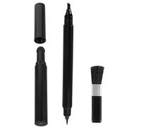 STAHAD Lápiz para Barba Doble Punta Negro, Bolígrafo para Bigote con Cepillo, Kit de Cuidado Barba para Hombre, Relleno Preciso y Aplicación Suave, Adecuado para Mantenimiento Diario