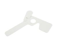 STAHAD Oclusor Ocular Portátil de Material Plástico Claro para Prueba de Astigmatismo, para Cubrir un Ojo, Equipo de Optometría para Examen Visual Profesional