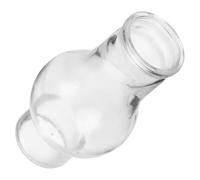 STAHAD Pantalla de Lámpara de Lámpara de Aceite de Vidrio Transparente Resistente al Viento Repuesto Chimenea Queroseno Vintage Accesorio de Hogar