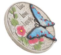 STAHAD Piedras Decorativas de Cemento para Exteriores, Kit de Escalones Grandes para Jardín, Pasarela Resistente para Césped y Patios, Adecuado para Decoración de Jardín y Zonas al Aire