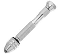 STAHAD Taladro Manual de Precisión sin Llave Mandril Giratorio de Aleación de Aluminio, Mini Herramienta Rotativa para Perforar Madera y Fruto Seco, Adecuado para Reparación de Relojes