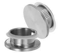 STAHAD Tapa para Jarra de Agua de 201 Acero Inoxidable, Cubierta Filtrante Orificios, Resistente al Desgaste, 2 Piezas para Jarra de Agua Fría, Protección contra Polvo y Filtrado