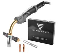 STAHLWERK antorcha de soldadura AK25/MB25 con paquete de mangueras 5m conexión Euro central, máquinas de soldar, refrigerada por gas, ligera, flexible