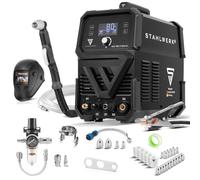 STAHLWERK Cortador de plasma CUT 80 P Digital - Equipo completo - 80 A, capacidad de corte hasta 25 mm, Inverter Plasma Cutter, encendido HF Pilot, interfaz THC para control de altura CNC