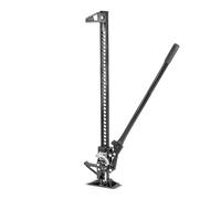STAHLWERK Elevador de cremallera de 48 pulgadas con capacidad de carga de 3 t y altura de elevación de 13-104,5 cm | gato hidráulico resistente | cabrestante | cabrestante | gato todoterreno | gato de