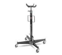 STAHLWERK Elevador de engranajes hidráulico TJ-500 ST, soporta hasta 500 kg, altura regulable de 113,5 cm - 187 cm, elevador de motor para montaje y desmontaje de transmisiones