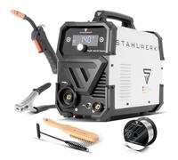 STAHLWERK FLUX 140 ST Soldadora digital con 140 A, alimentación de hilo sinérgica, función Lift-TIG y ARC/MMA para soldadura sin gas de protección