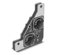 STAHLWERK Imán de doble conmutación | Imán flexible de soldadura de 90 grados con fuerza magnética controlable individualmente, adaptable a todas las piezas de trabajo para un trabajo preciso