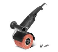 STAHLWERK Máquina de satén SM-1500 ST con 1.500 W de potencia y 600 - 3.200 rpm para rodillos satinados de 125 mm lijadora de cepillos | lijadora de rodillos | lijadora de cepillos