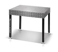 STAHLWERK Mesa de soldadura 3D WT-100 3D ST con capacidad de carga de 1.000 kg, sistema de taladros D16 y encimera de 6 mm 100 x 80 cm, kit de montaje DIY para autosoldadura de acero al carbono