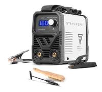 STAHLWERK Soldadora de electrodos ARC 160 MD - Máquina de soldar MMA (Electrodo), 160 A, uso flexible sin gas, compacta y ligera, ampliable a DC TIG, Hotstart, Anti-Stick, refrigeración inteligente