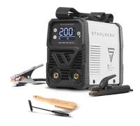STAHLWERK Soldadora de electrodos ARC 200 MD Digital - MMA/Electrodo 200 A