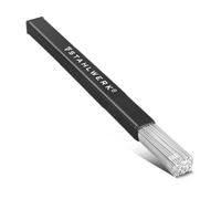 STAHLWERK varillas para soldar ER4043Si5 aluminio de alta aleación, Ø 2,4 mm x 500 mm / 1,0 kg, material de aportación TIG, Caja de almacenamiento incluida