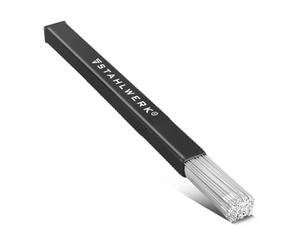 STAHLWERK varillas para soldar ER4043Si5 aluminio de alta aleación Ø 2,4 mm x 500 mm / 2 kg material de aportación TIG, Caja de almacenamiento incluida