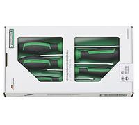 STAHLWILLE 4687 4687 L DRALL+ - Juego de destornilladores (5 piezas, para tornillos de ranura y de estrella (PH), fabricado en Alemania
