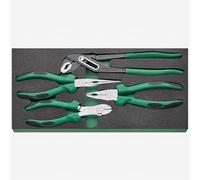 Stahlwille TCS 3 821/4 - Juego de alicates (5 unidades, con incrustaciones de espuma)