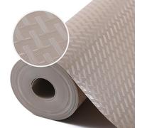 StaHom Alfombrilla de cajón beige no adhesiva y duradera, antideslizante, material EVA, impermeable, cortable, manteles individuales para estanterías, cajones, hogar 60x1000cm