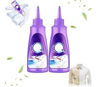 Stain Remover,Active Enzyme Laundry Stain Remover,White Shirt Garment Stubborn Stains Cleaner Oil Removers,Fast Spot Cleaner Oil & Grease for Clothes,Shoe (2)