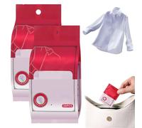 Stain Remover Wet Wipes,Clothes Stain Removal Wet Wipes,Individually Wrapped Cleaning Wipes,Emergency Clothing Stain Removal for Suitable for On Clothes, Shoes, And Bed Sheets (40pcs)