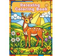 Stained Glass Animals Coloring Book for Kids and Adults: 40 Beautiful Stained Glass Animal Designs for Relaxation - Easy & Detailed Coloring Pages for Kids, Teens & Adults