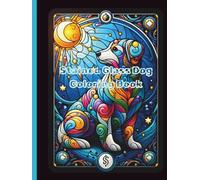 Stained Glass Dog Coloring Book