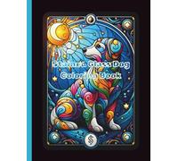 Stained Glass Dog Coloring Book