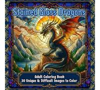 Stained Glass Dragons: Adult Coloring Book